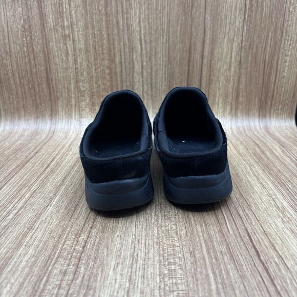 Easy Spirit Traveltime Clog Black Velvet and Suede Women's Size 9W - Picture 4 of 8